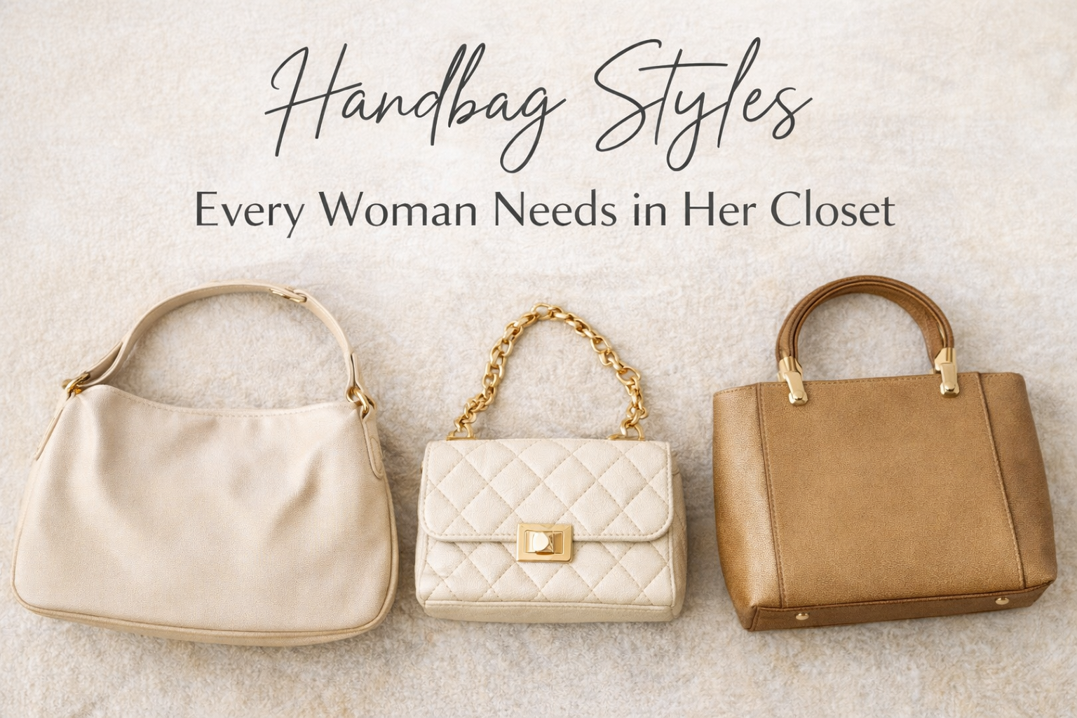 Handbag Styles Every Woman Needs in Her Closet
