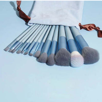 13-Piece Makeup Brush Set – Foundation, Concealer, Blush, Eyeshadow & Powder Brushes