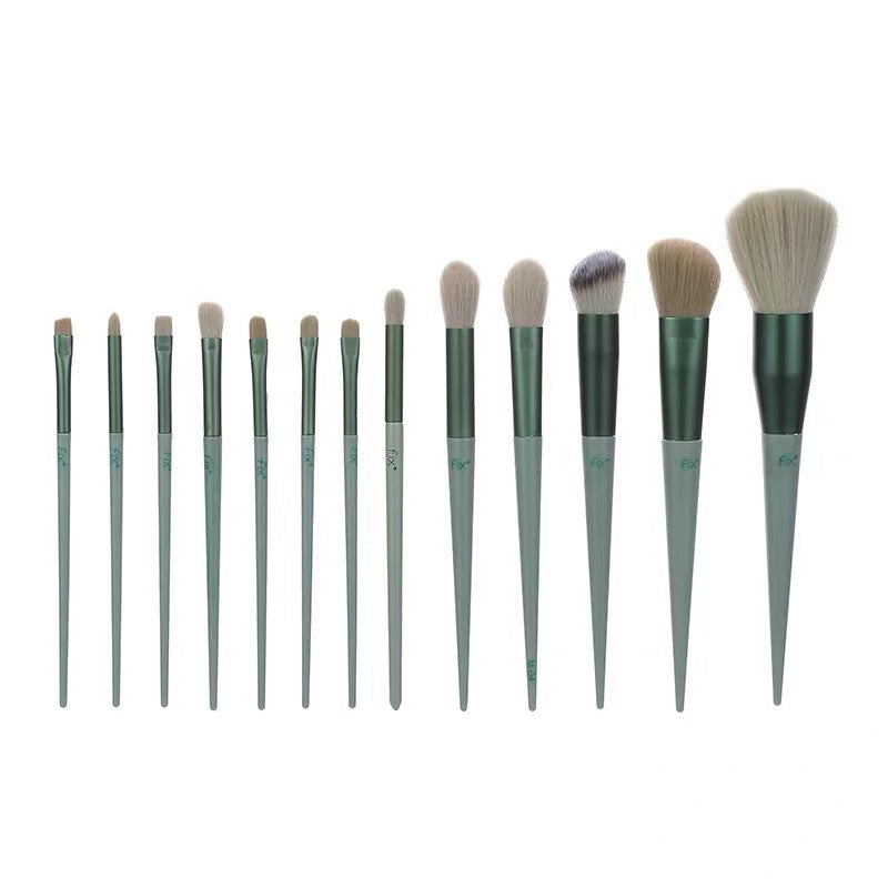 13-Piece Makeup Brush Set – Foundation, Concealer, Blush, Eyeshadow & Powder Brushes