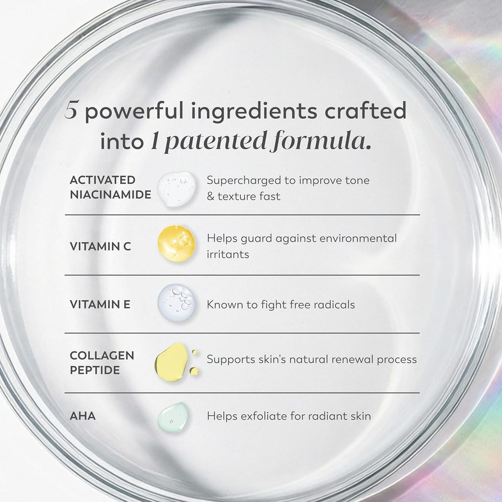 Olay Super Serum – 5-in-1 Glow Face Serum with Niacinamide, Vitamin C & Peptides