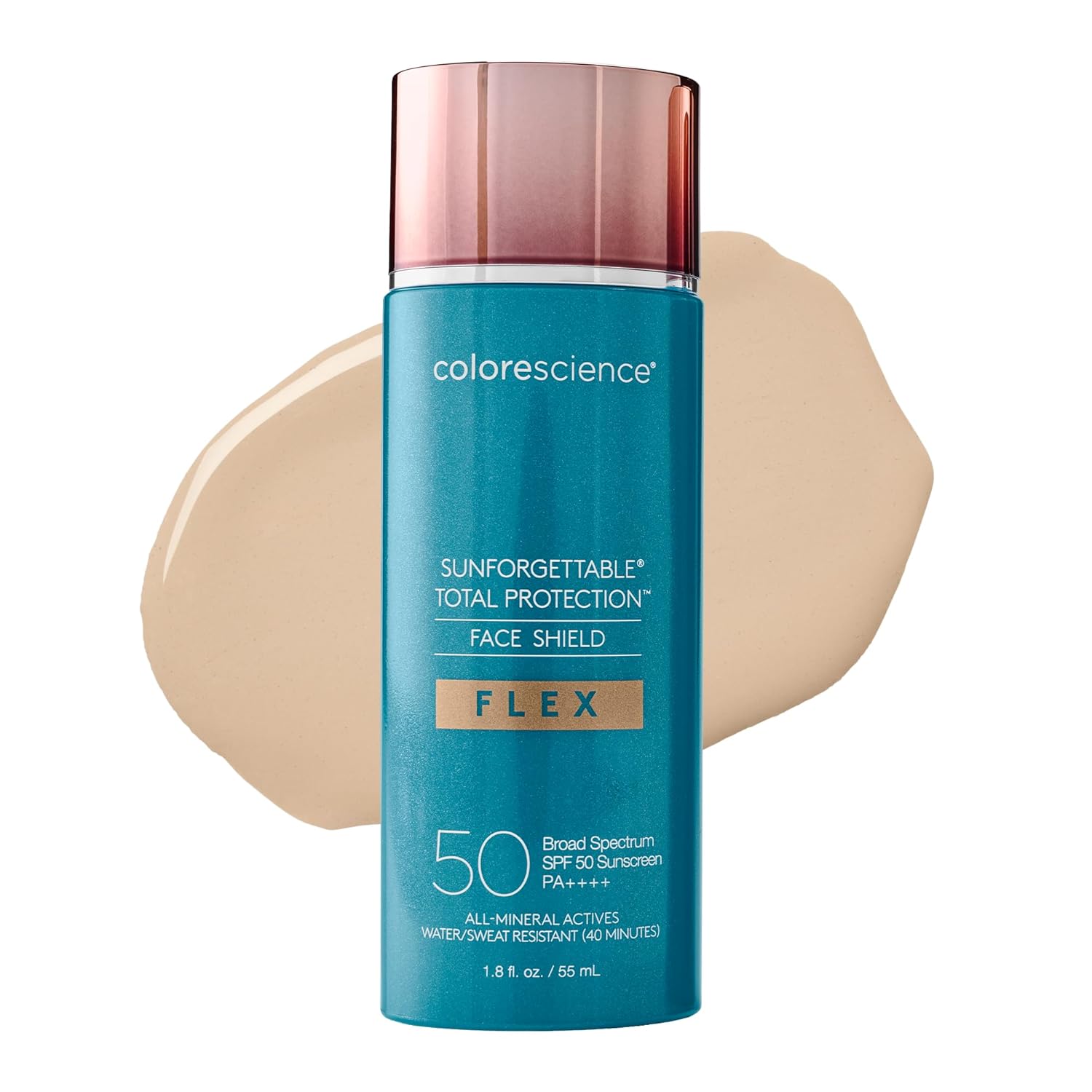 Colorescience Total Protection Face Shield Flex SPF 50 – Tinted Mineral Sunscreen