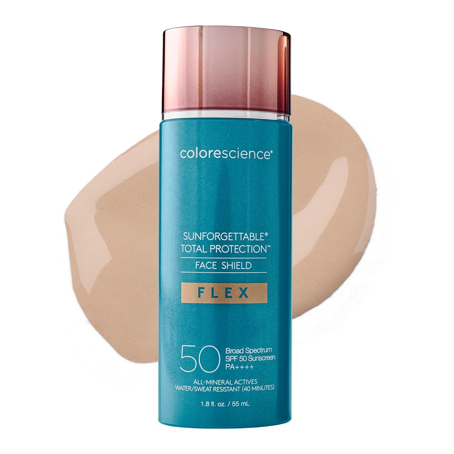 Colorescience Total Protection Face Shield Flex SPF 50 – Tinted Mineral Sunscreen