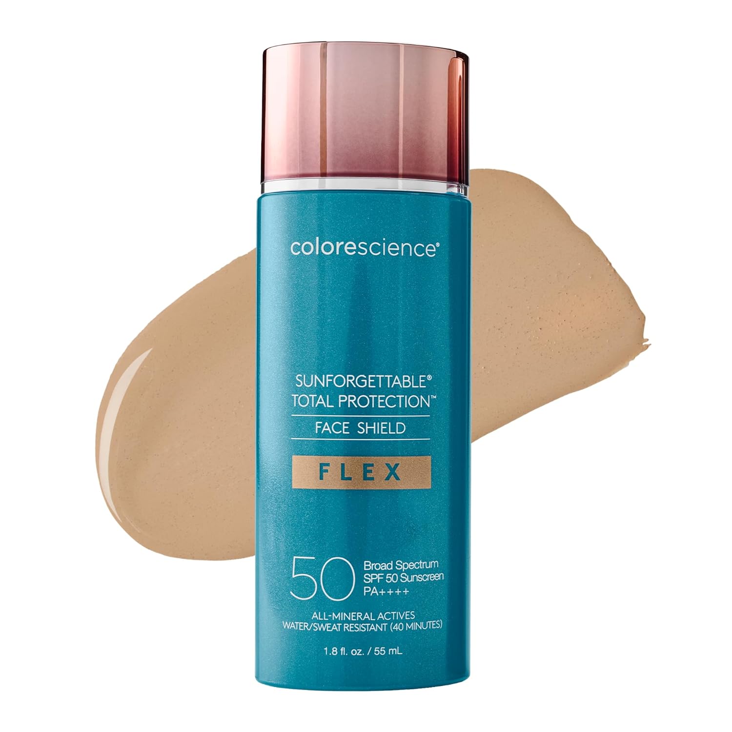 Colorescience Total Protection Face Shield Flex SPF 50 – Tinted Mineral Sunscreen