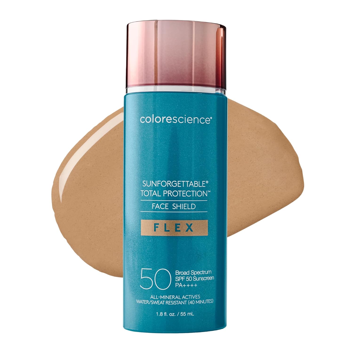 Colorescience Total Protection Face Shield Flex SPF 50 – Tinted Mineral Sunscreen