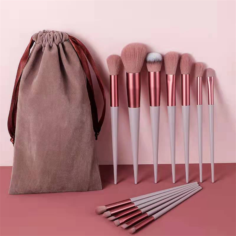 13-Piece Makeup Brush Set – Foundation, Concealer, Blush, Eyeshadow & Powder Brushes