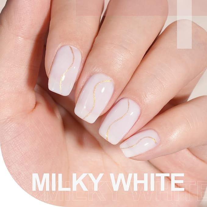 GAOY Sheer Light Pink Gel Nail Polish